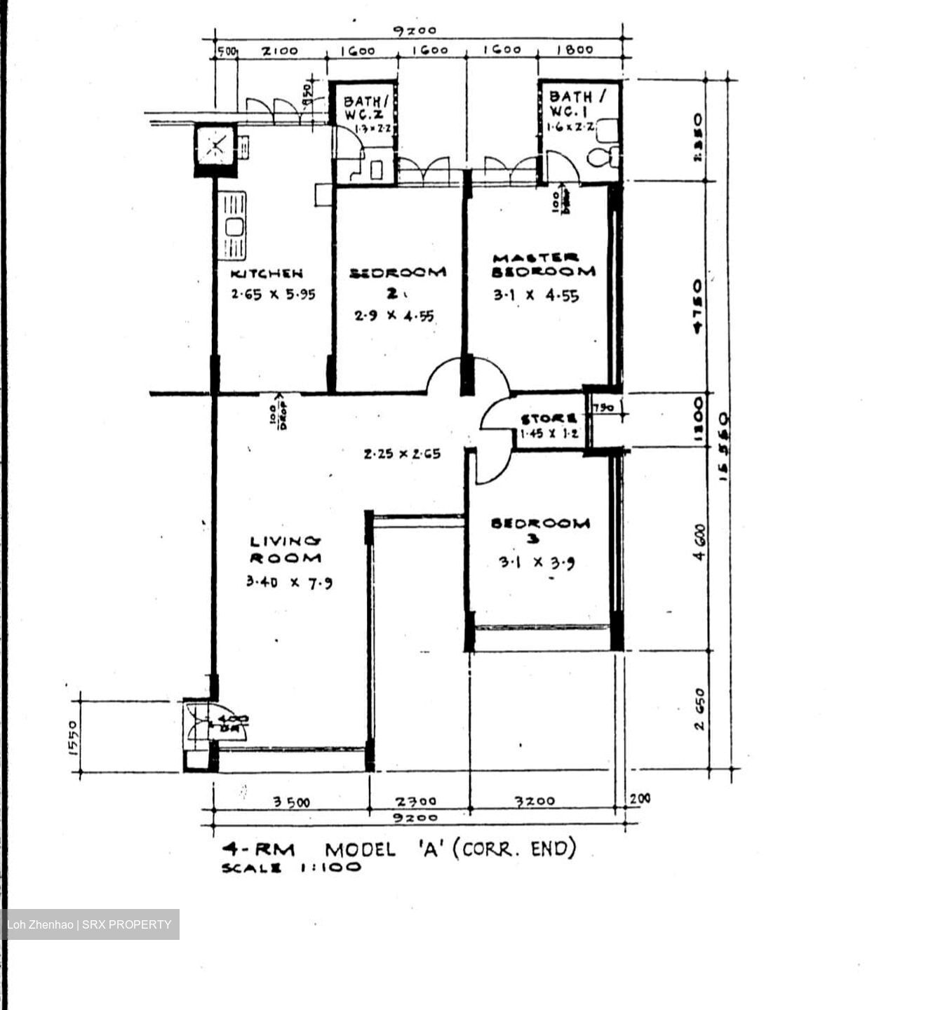Blk 177 Bukit Batok West Avenue 8 (Bukit Batok), HDB 4 Rooms #579654741